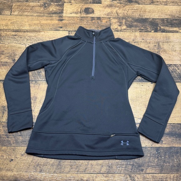 Under Armour Pullover Top Half Zip‎ Athletic Running Activewear Small - Picture 1 of 7